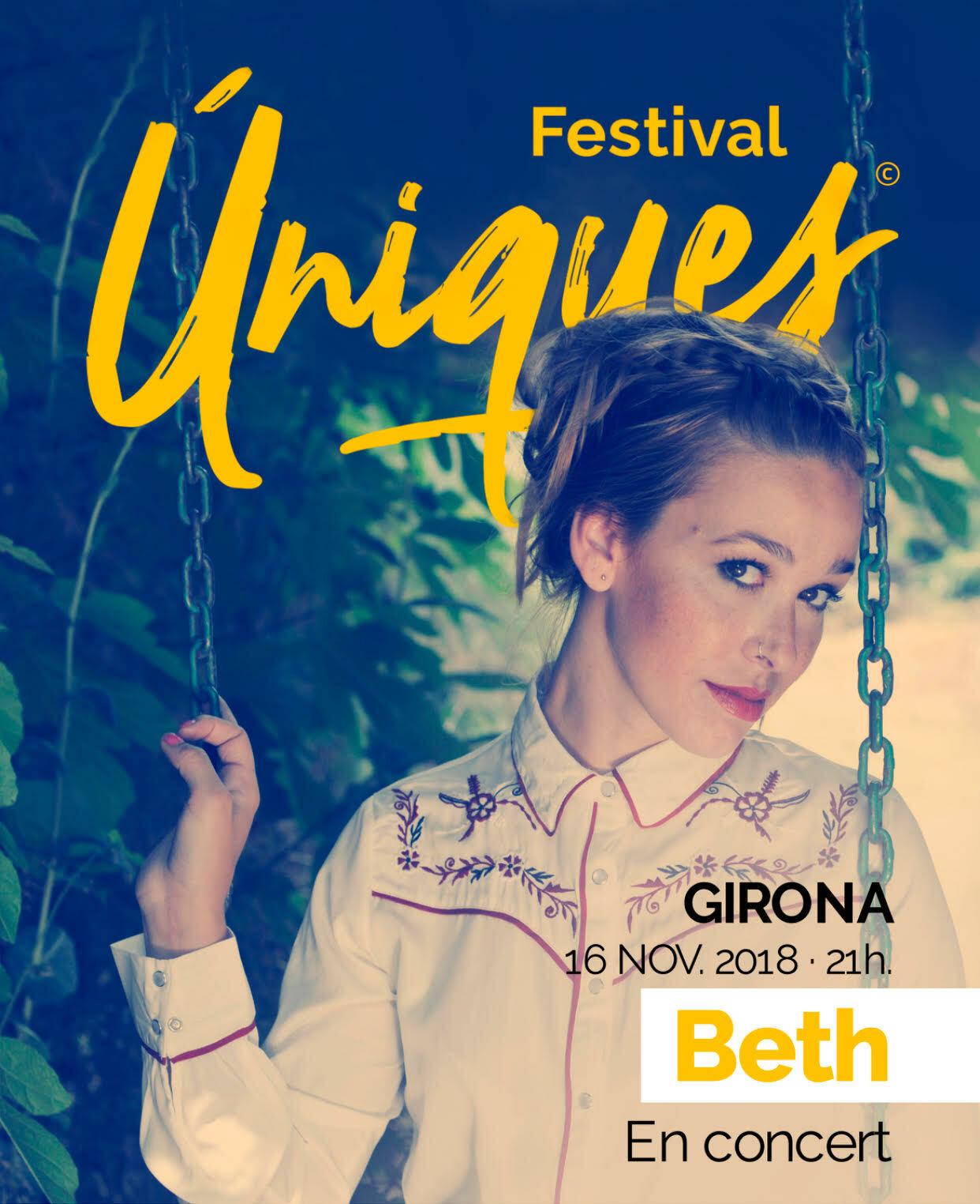 Beth en concert - Festival Úniques 2018
