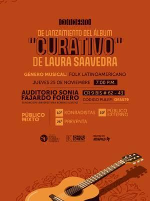 Concierto de lanzamiento del álbum Curativo de Laura Saavedra