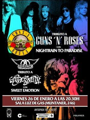 Tributo Guns N' Roses (Nightrain To Paradise)-Aerosmith(Sweet Emotion)