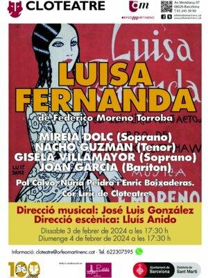 Luisa Fernanda, zarzuela de Federico Moreno Torroba