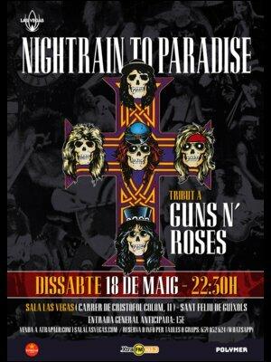 Tributo A Guns N' Roses con Nightrain To Paradise