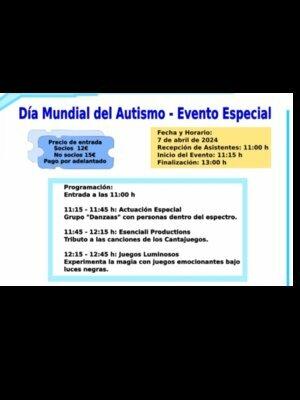 Evento por día del autismo con tributo a los cantajuegos